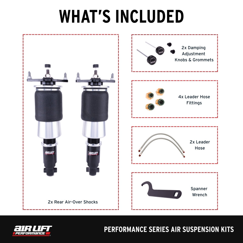 Air Lift Performance 15-21 Subaru WRX (VA) / 15-21 Subaru WRX STI (VA) Rear Air Suspension Kit