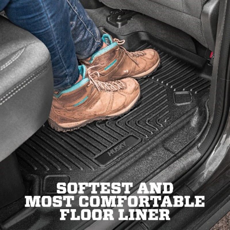 Husky Liners 2024 Ford Ranger Crew Cab X-Act Contour Front Floor Liner - Black