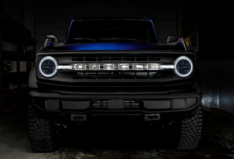 Oracle 2122 Ford Bronco Headlight Halo Kit w/DRL Bar Base Headlights w/Simple Control