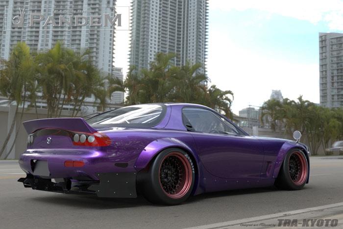 GReddy Mazda RX-7 Pandem Wide Body Boss Rear Diffuser