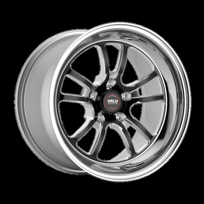 Weld S70 RT-S 15x8in / 5x120.65 BP / 5.5in. BS - Black Center - Polished Shell Wheel