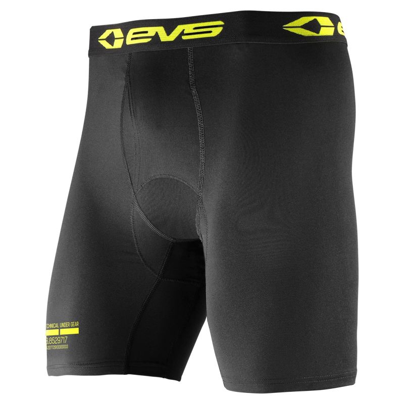 EVS TUG Bottom Moto Boxer - Compression Shorts For Riding, Moisture-Wicking, Black - View #9