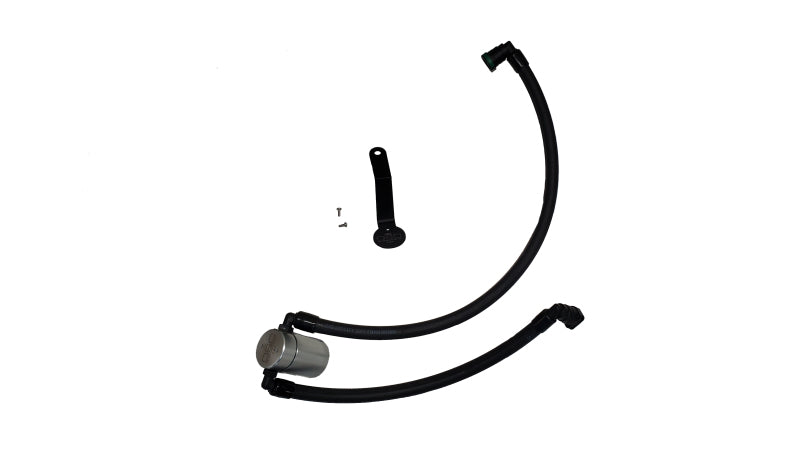 J&L 2024-2025 Ford Mustang 5.0L Oil Separator 3.0 PCV Side - Clear Anodized