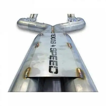 Texas Speed 2015-2022 Mustang GT 5.0L 1-7/8" x 3" Long Tube Headers & 3" Catted X-Pipe - 304 Stainless Steel