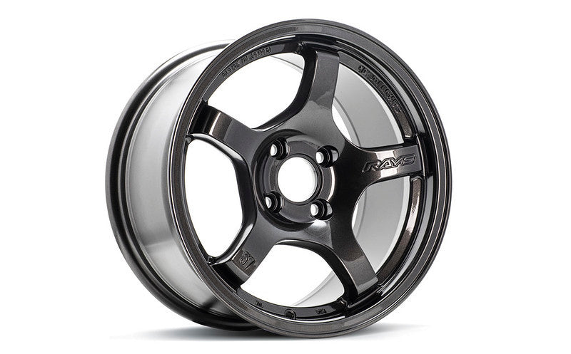 Gram Lights 57CR 15x8.0 +28 4x100 Super Dark Gunmetal Wheel