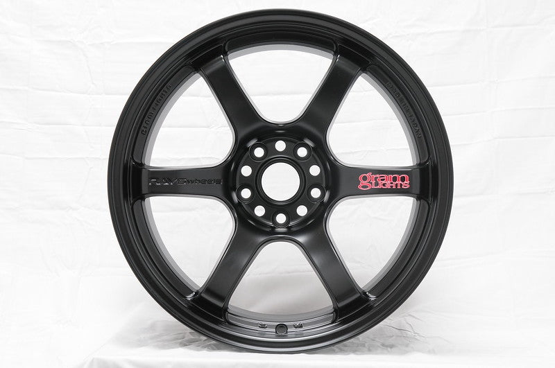 Gram Lights 57DR 19x9.5 +45 5x114.3 Semi Gloss Black Wheel