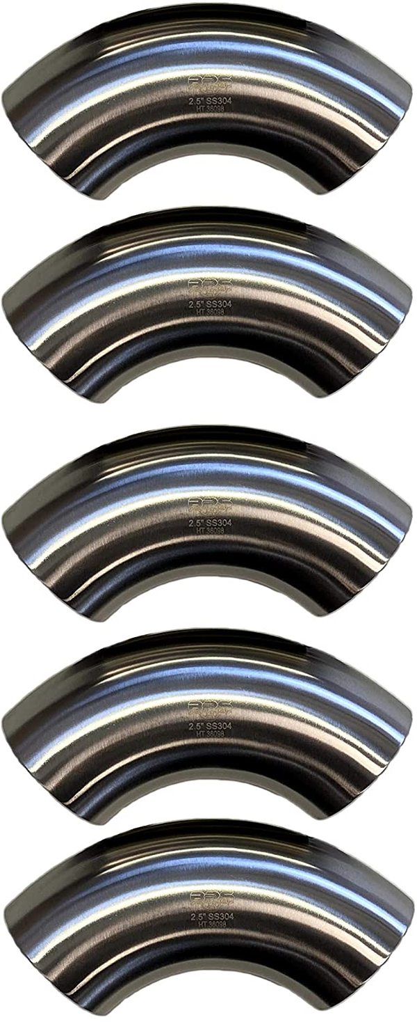 BPS 2.5" OD SS304 90° Mandrel Bends