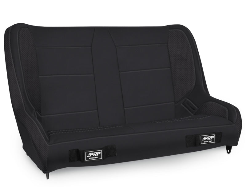 PRP Jeep CJ-7/Wrangler YJ Elite Series Rear Bench- Black Vinyl  Coyote ...
