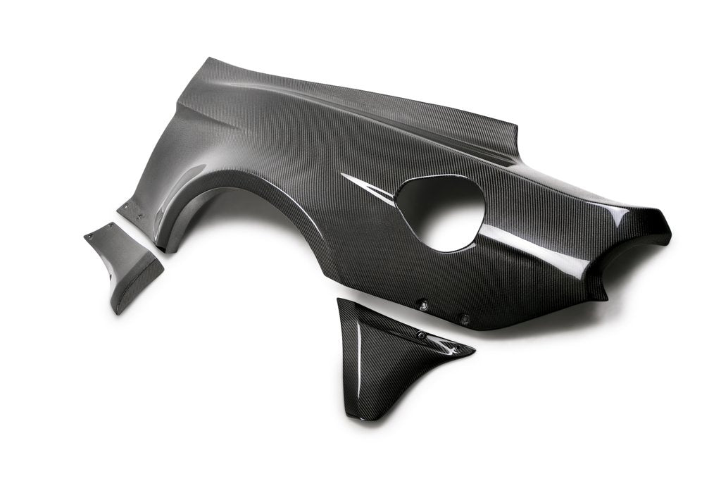 2018 - 2020 MUSTANG CARBON FIBER TYPE-JTP FRONT & REAR FENDER FLARE KIT (10 PCS)