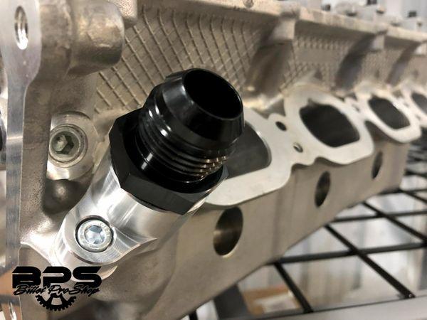 BPS Front Cylinder Head Coolant Adapters (2011-2023 Mustang)