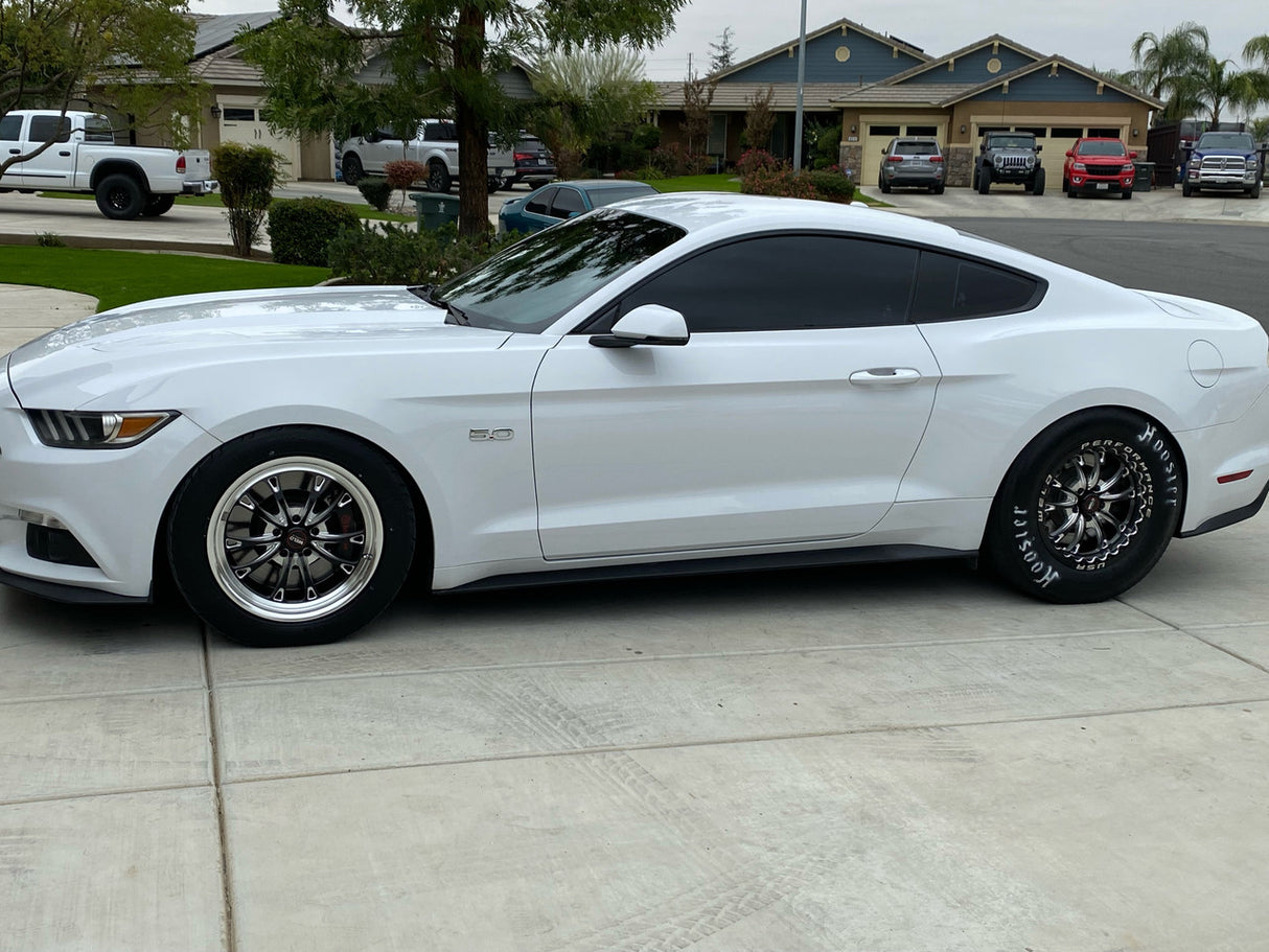 WELD Belmont Drag Gloss Black Wheel with Milled Spokes 18x5 | 5x114.3 BC (5x4.5) | -23 Offset | 2.10 Backspacing - S1578C067N23