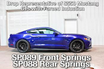 SP089 - Lowering Springs, Front, Minimum Drop, Performance Version
