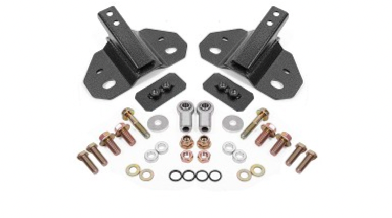 BMR SM760H Upper Shock Mounts - Black Hammertone (2015-2023 Mustang)