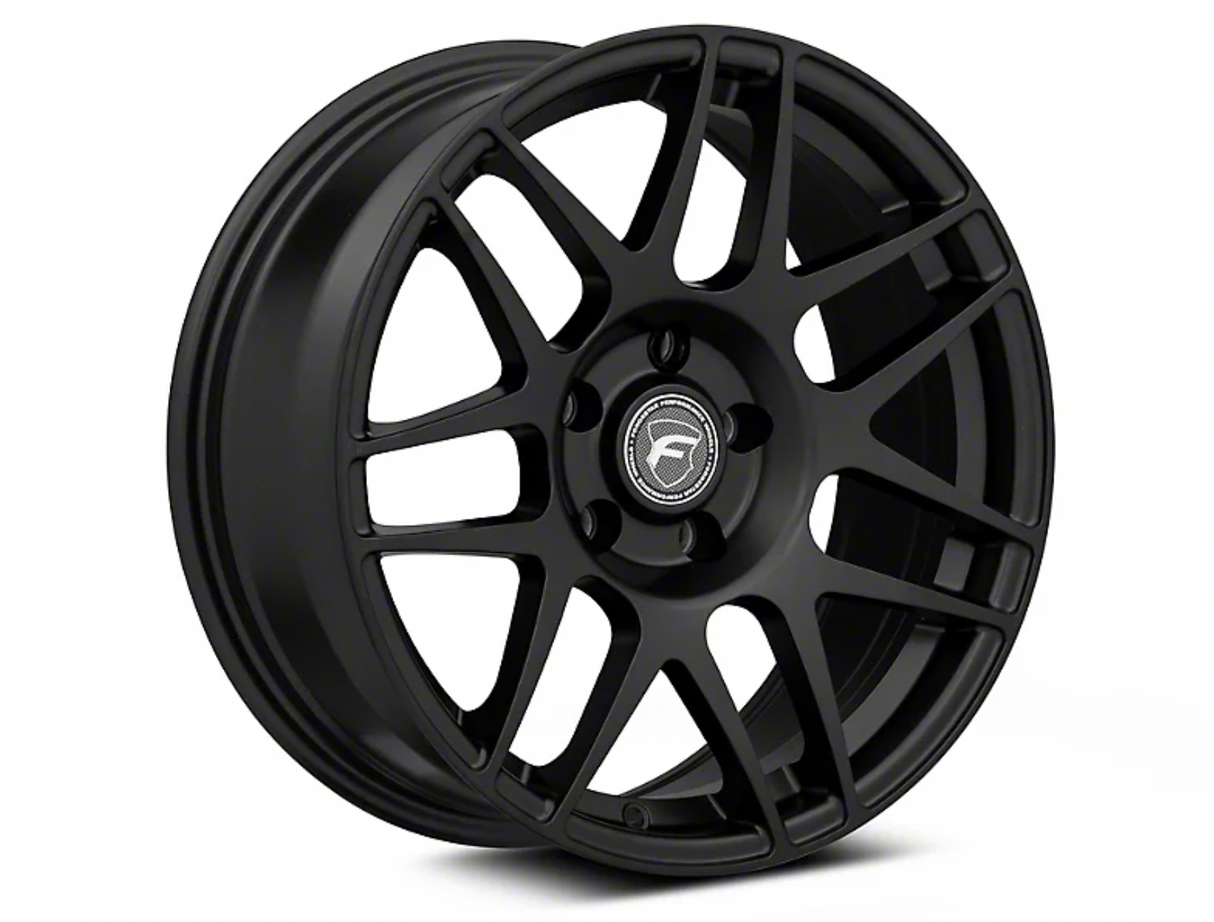 Forgestar F14 Drag Edition Matte Black Wheel; Rear Only; 17x9.5