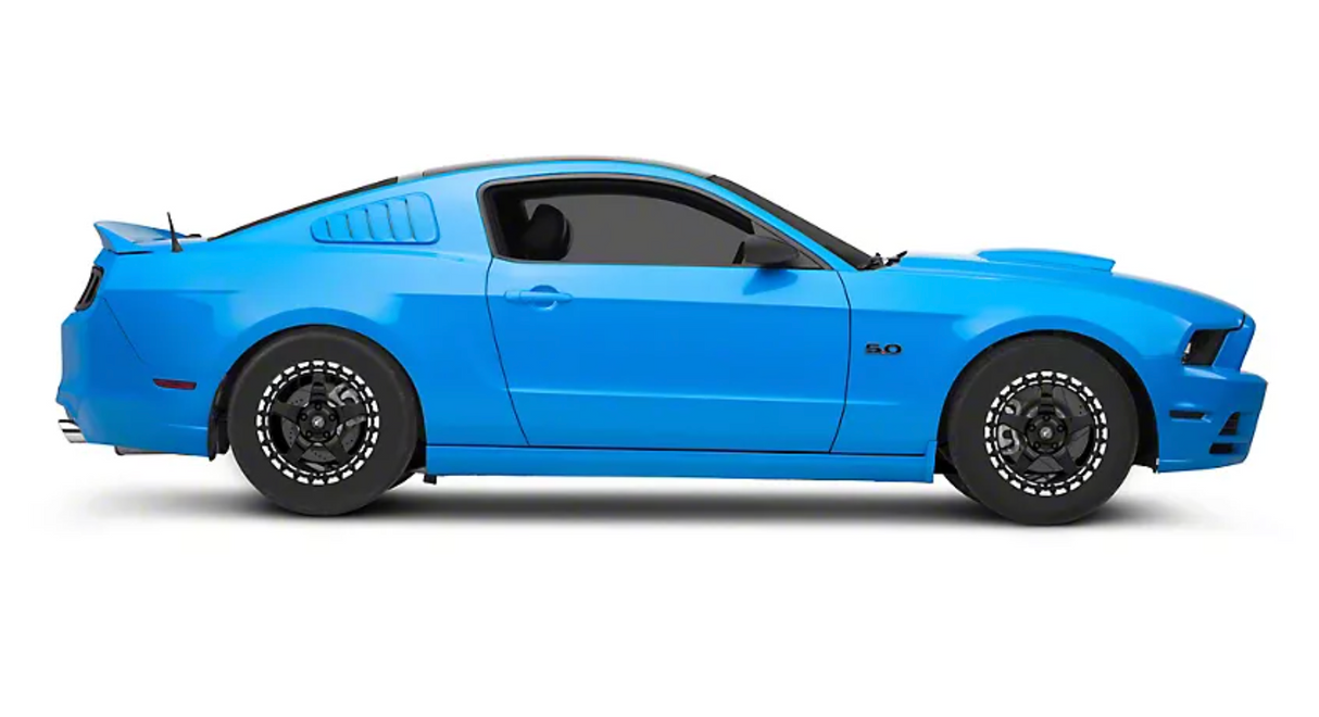 Forgestar D5 Beadlock Drag Black Machined Wheel; Rear Only; 17x10