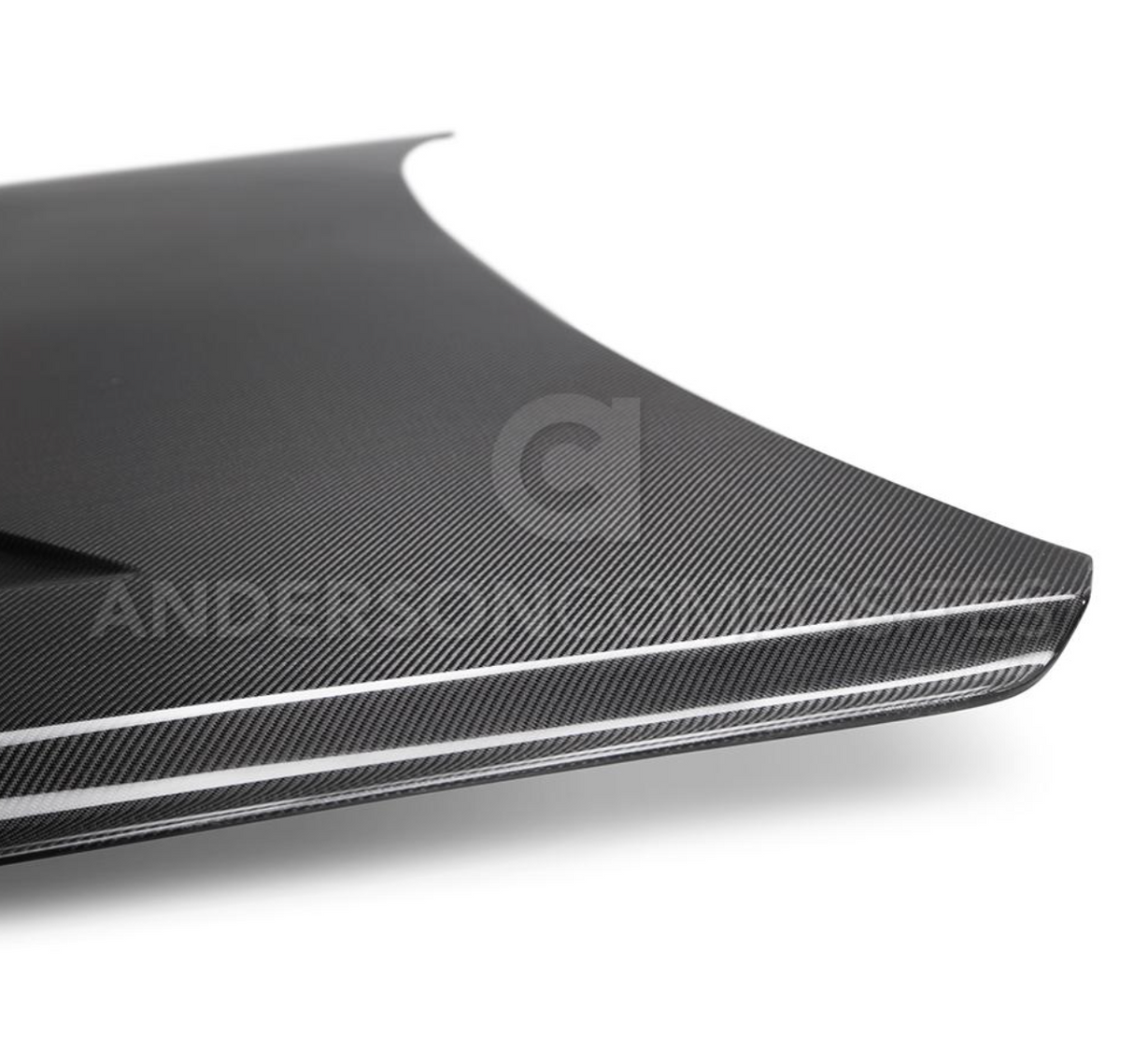 2015 - 2017 MUSTANG DOUBLE SIDED CARBON FIBER TYPE-TT (FORD GT STYLE) HOOD