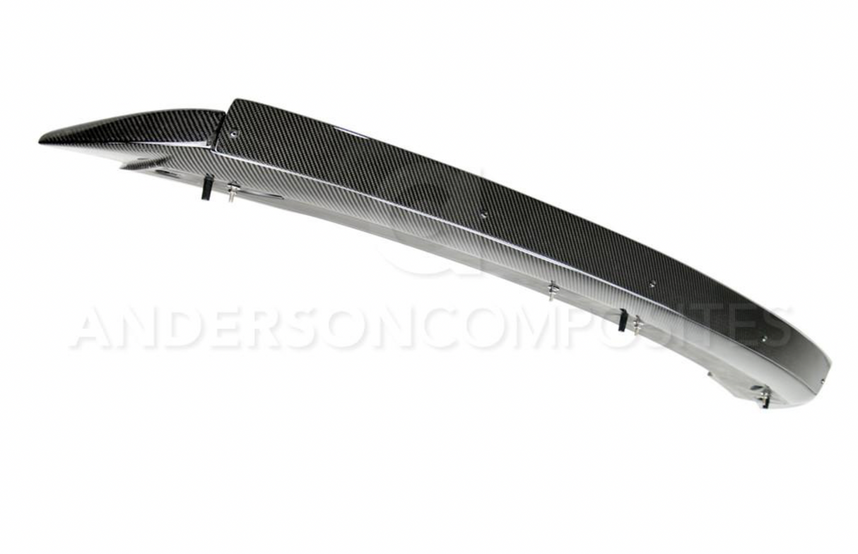 2015 - 2020 MUSTANG CARBON FIBER TRACK PACK STYLE SPOILER WITH ADJUSTABLE WICKER BILL