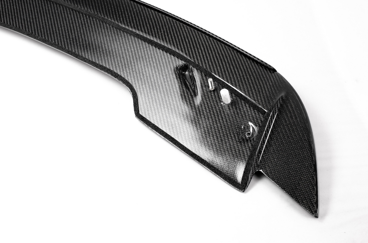 2015 - 2020 MUSTANG CARBON FIBER TRACK PACK STYLE SPOILER WITH ADJUSTABLE WICKER BILL