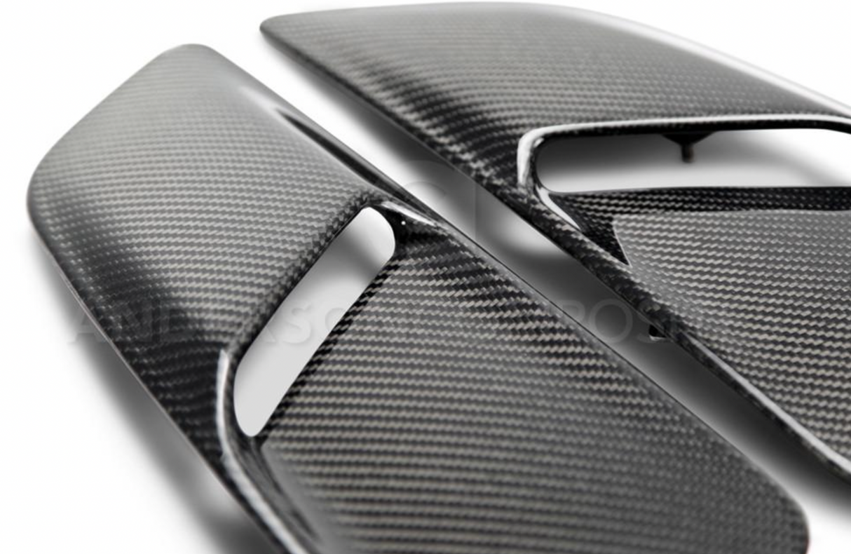 2015 - 2017 MUSTANG GT CARBON FIBER HOOD VENTS TYPE-OE