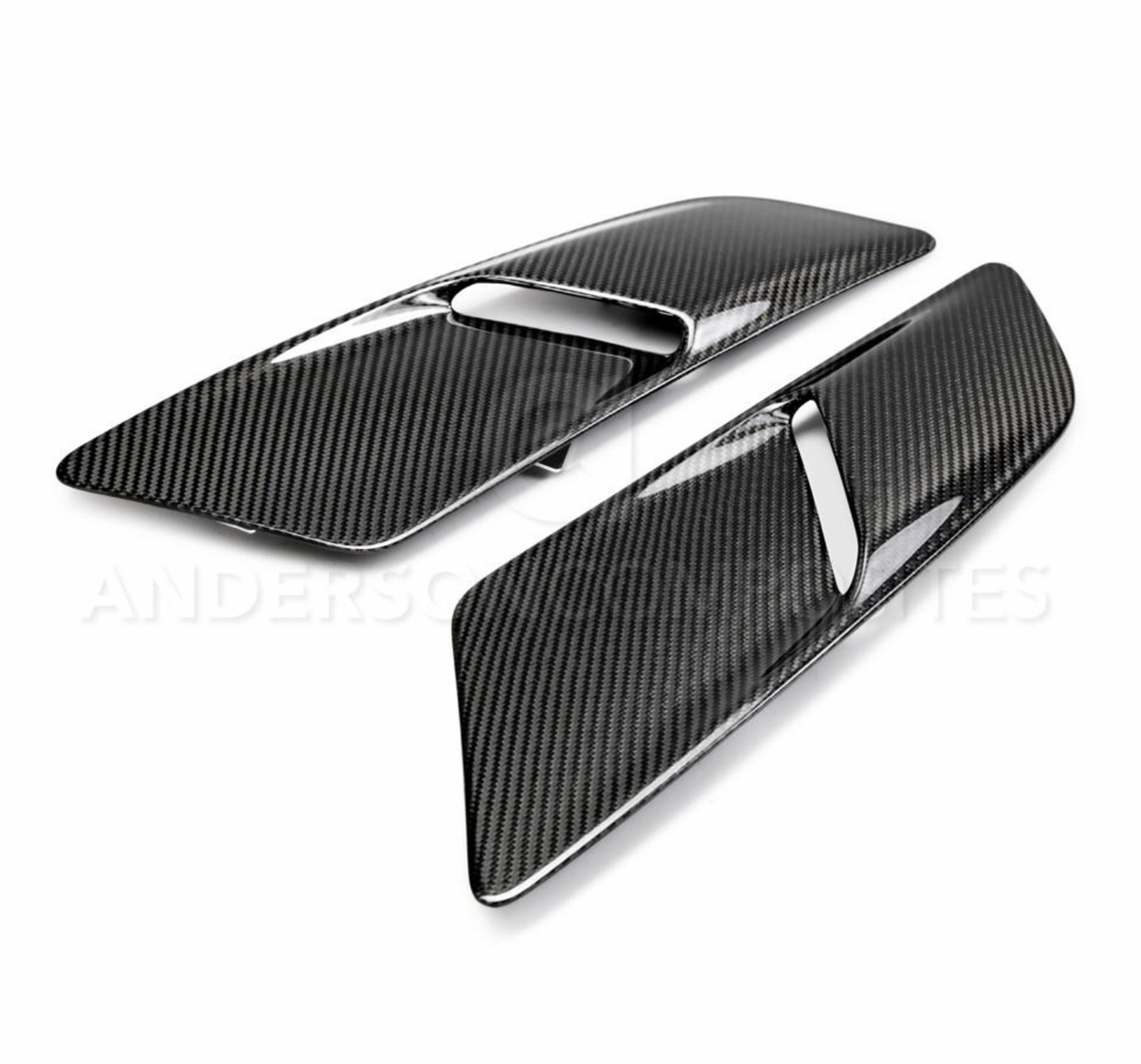 2015 - 2017 MUSTANG GT CARBON FIBER HOOD VENTS TYPE-OE