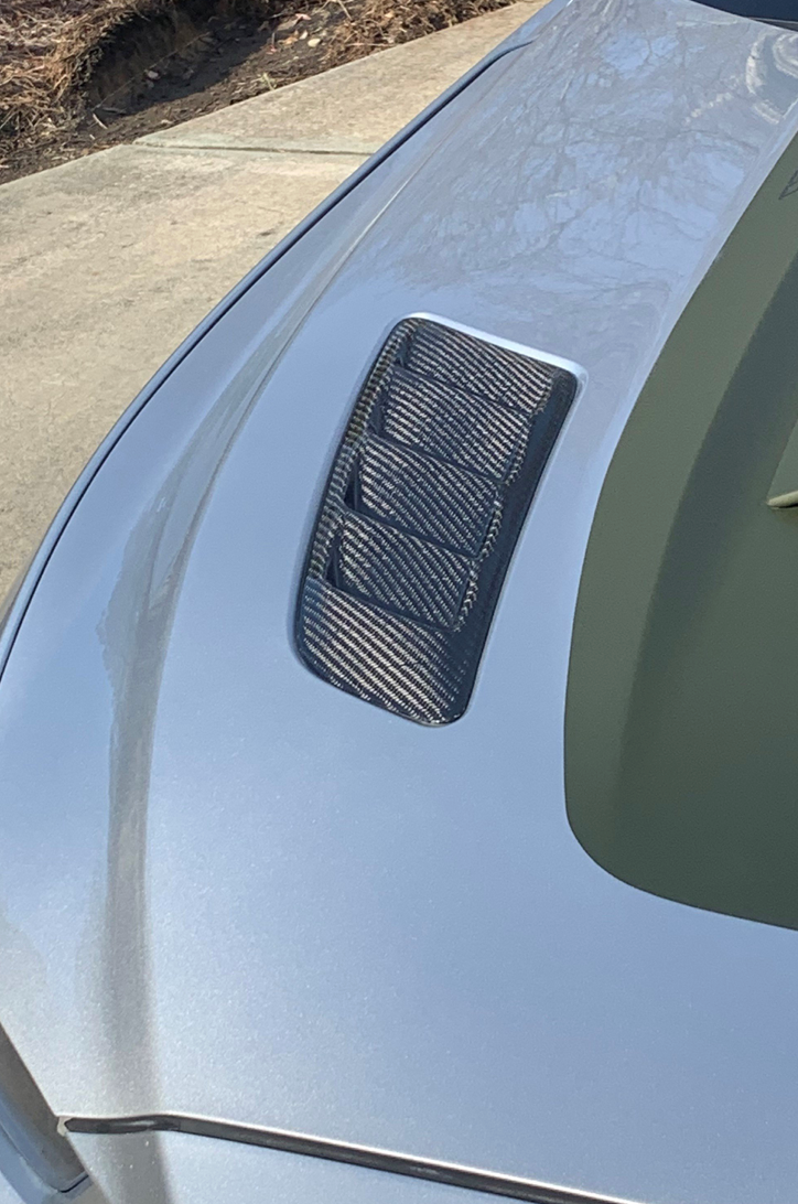 2015 - 2017 MUSTANG GT CARBON FIBER HOOD VENTS TYPE-AB