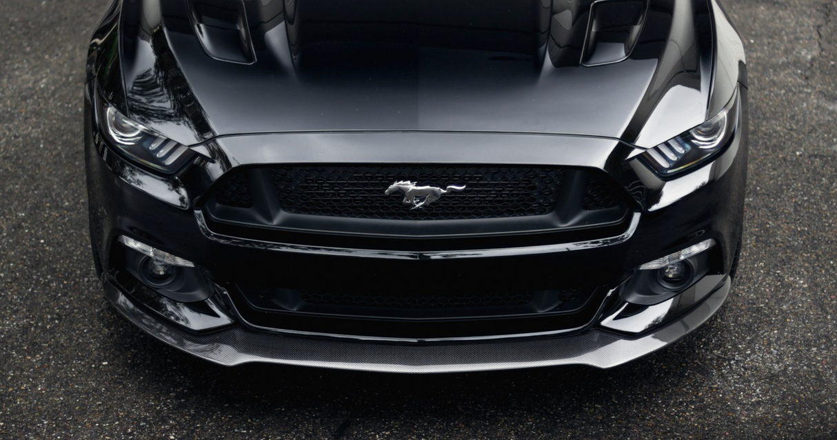 2015 - 2017 MUSTANG CARBON FIBER TYPE-AC FRONT CHIN SPLITTER