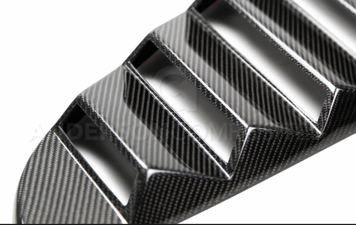 2015 - 2020 MUSTANG CARBON FIBER TYPE-VENTED SIDE WINDOW LOUVERS (PAIR)