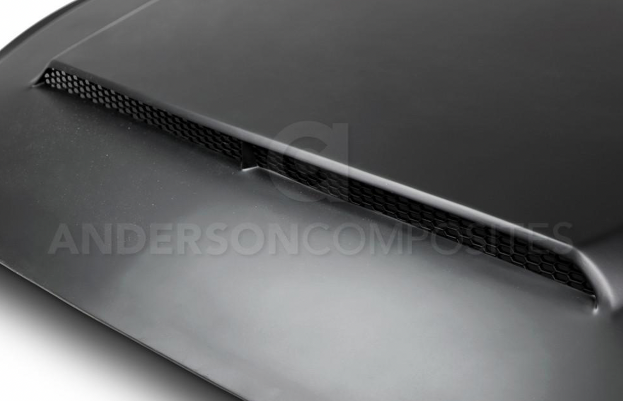 2015 - 2017 MUSTANG FIBERGLASS SUPER SNAKE STYLE HOOD