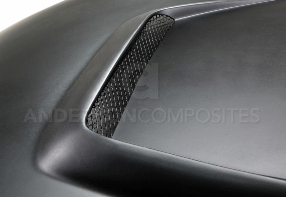 2015 - 2017 MUSTANG FIBERGLASS GT350 STYLE HOOD