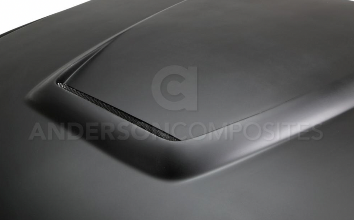 2015 - 2017 MUSTANG FIBERGLASS GT350 STYLE HOOD
