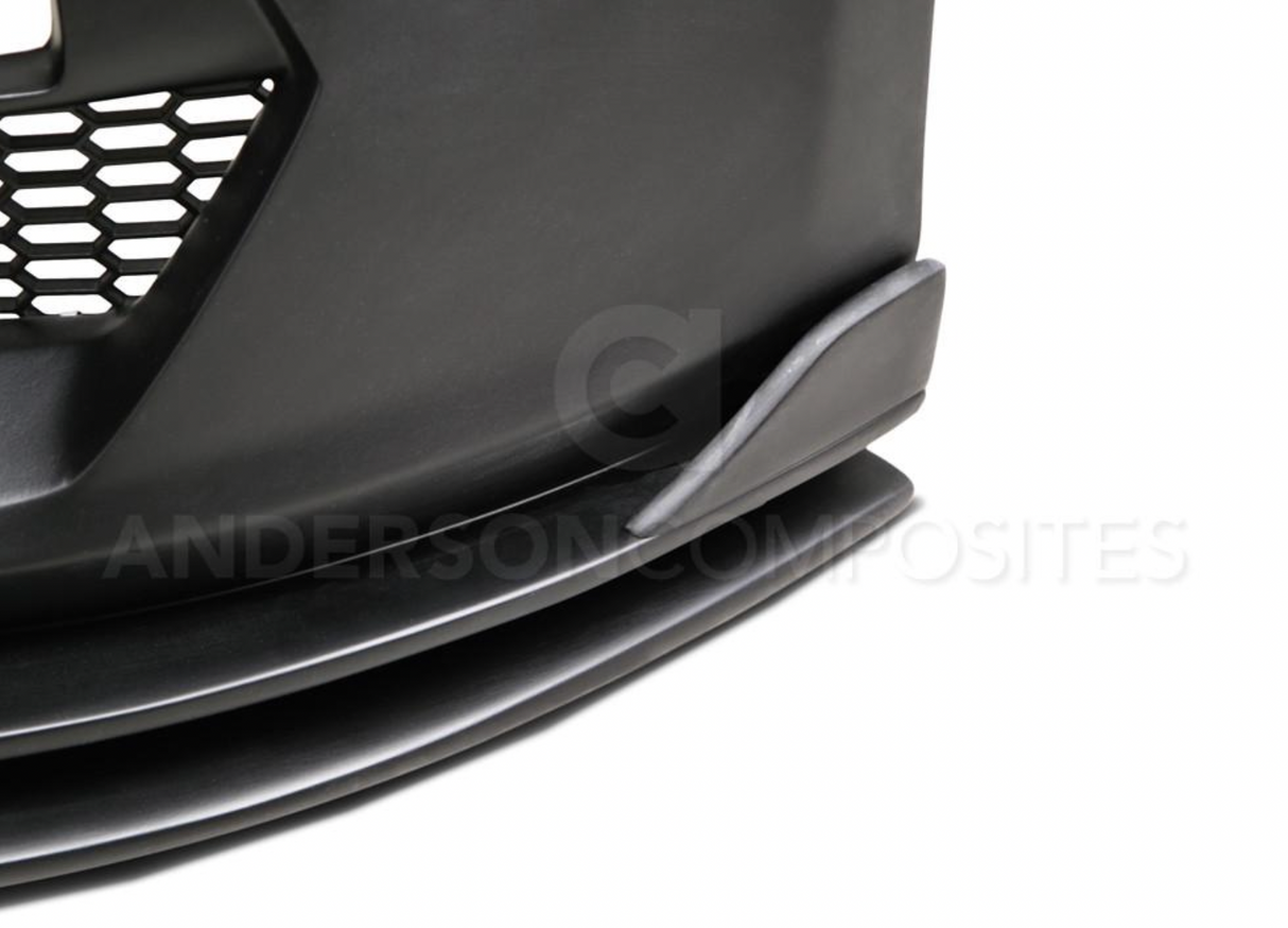 2015 - 2017 MUSTANG GT350 STYLE MUSTANG FIBERGLASS FRONT BUMPER WITH FRONT LIP