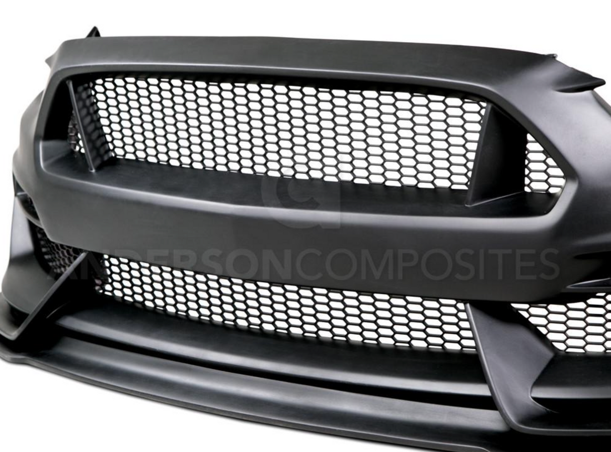 2015 - 2017 MUSTANG GT350 STYLE MUSTANG FIBERGLASS FRONT BUMPER WITH FRONT LIP