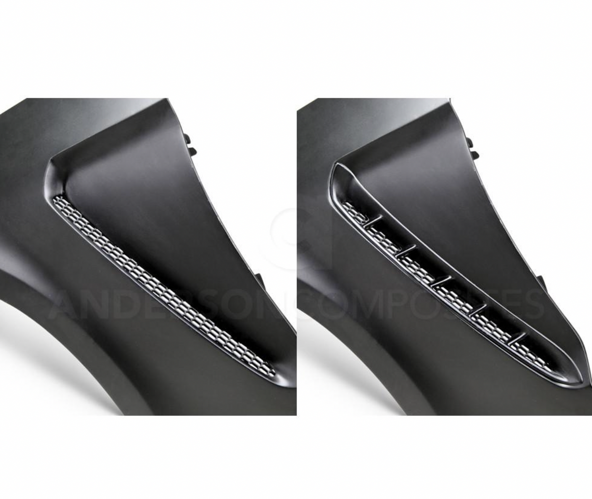 2015 - 2017 MUSTANG GT350 STYLE FIBERGLASS FRONT FENDERS (PAIR)