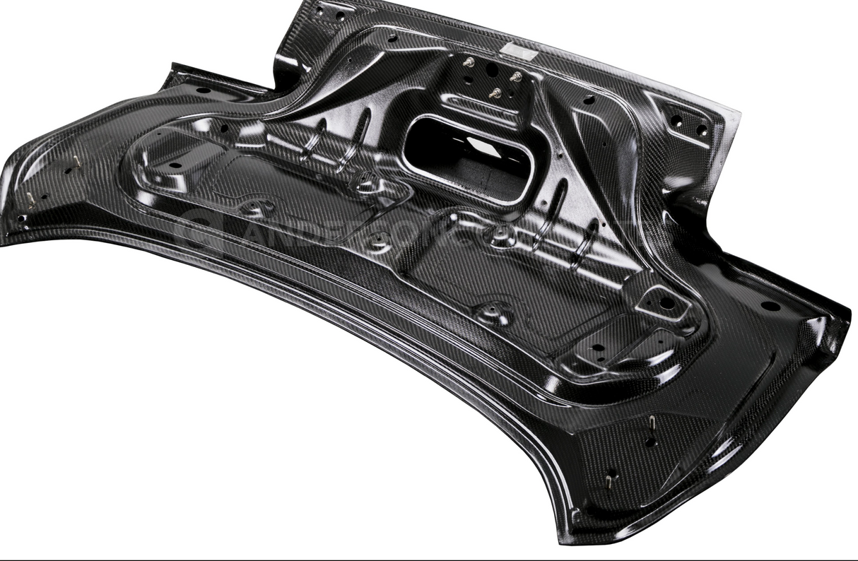 2015 - 2021 MUSTANG DOUBLE SIDED CARBON FIBER TYPE-ST DECKLID WITH INTEGRATED SPOILER