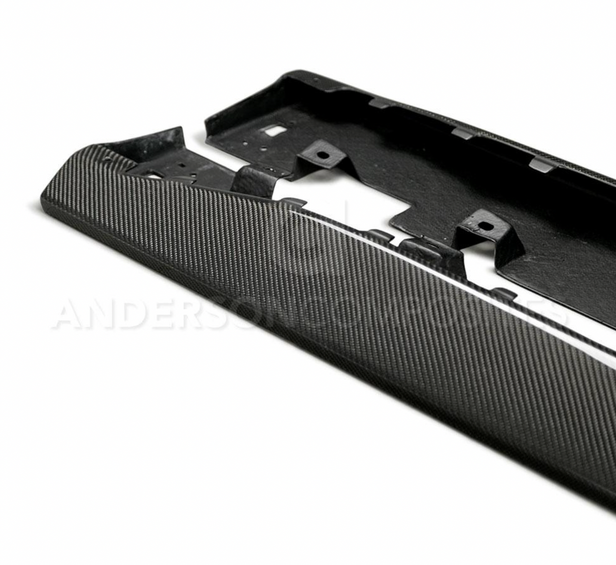 2015 - 2020 MUSTANG CARBON FIBER TYPE-AR SIDE ROCKER PANEL SPLITTERS (PAIR)