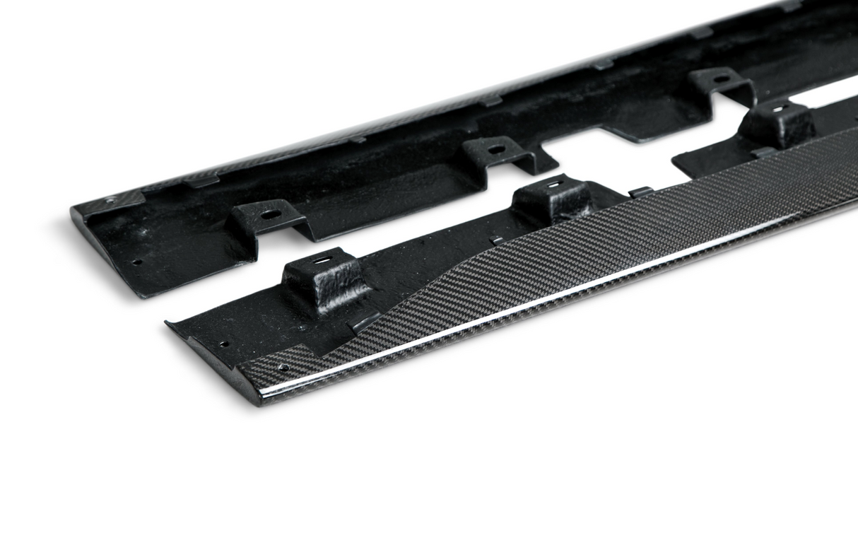 2015 - 2020 MUSTANG CARBON FIBER TYPE-OE SIDE ROCKER PANELS (PAIR)