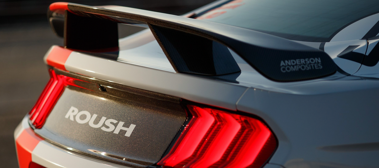 2015 - 2020 MUSTANG CARBON FIBER TYPE-AT REAR SPOILER