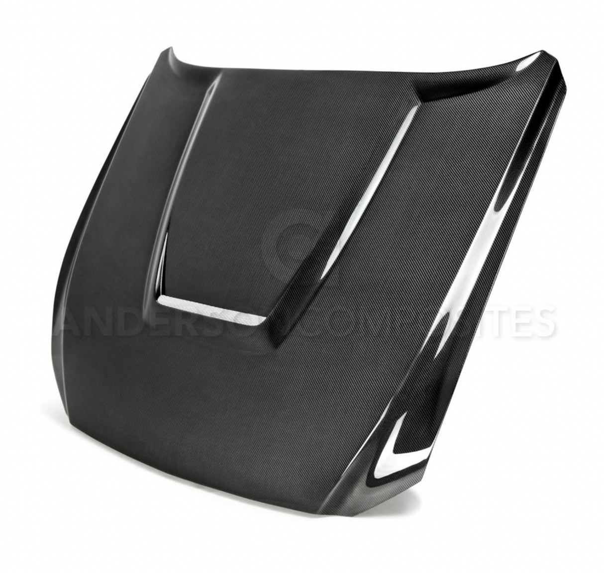 2015 - 2017 MUSTANG DOUBLE SIDED CARBON FIBER GT350 STYLE HOOD