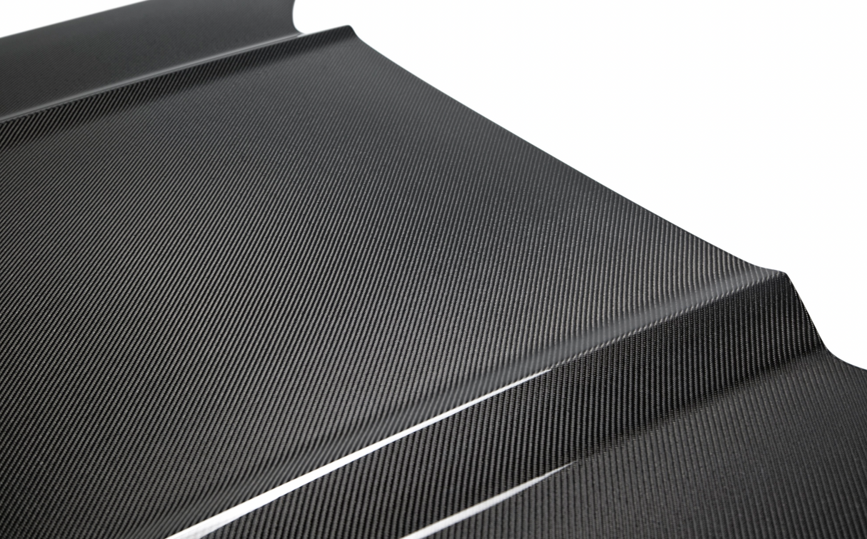 2015 - 2017 MUSTANG DOUBLE SIDED CARBON FIBER TYPE-OE HOOD