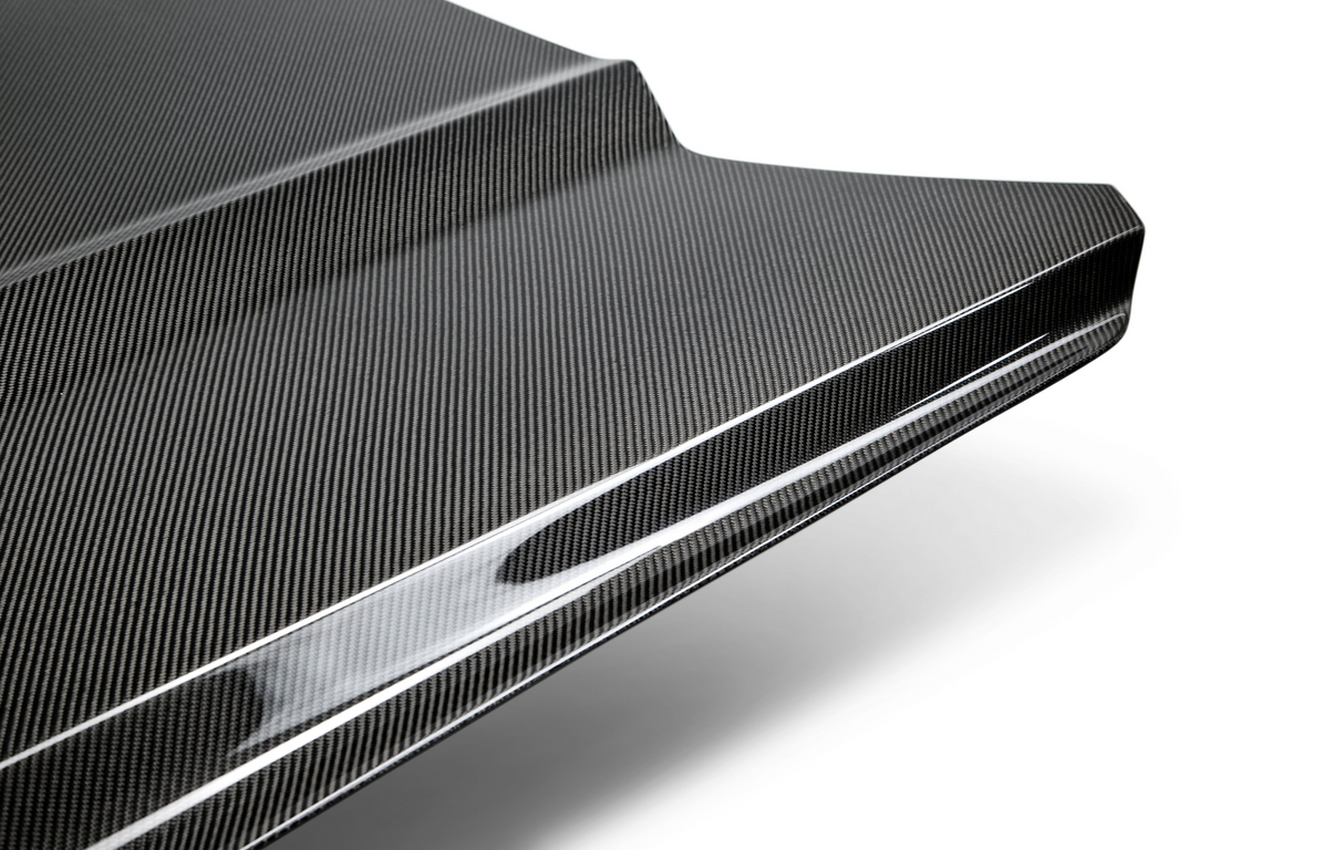 2015 - 2017 MUSTANG DOUBLE SIDED CARBON FIBER TYPE-OE HOOD