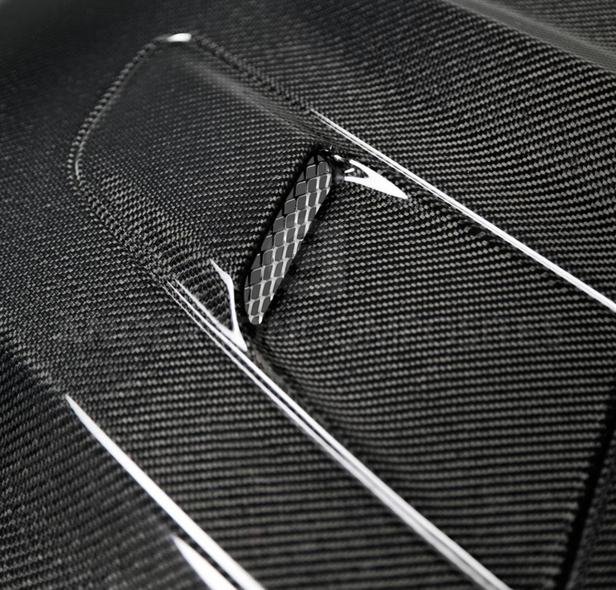 2015 - 2017 FORD MUSTANG GT DOUBLE SIDED CARBON FIBER OE STYLE HOOD