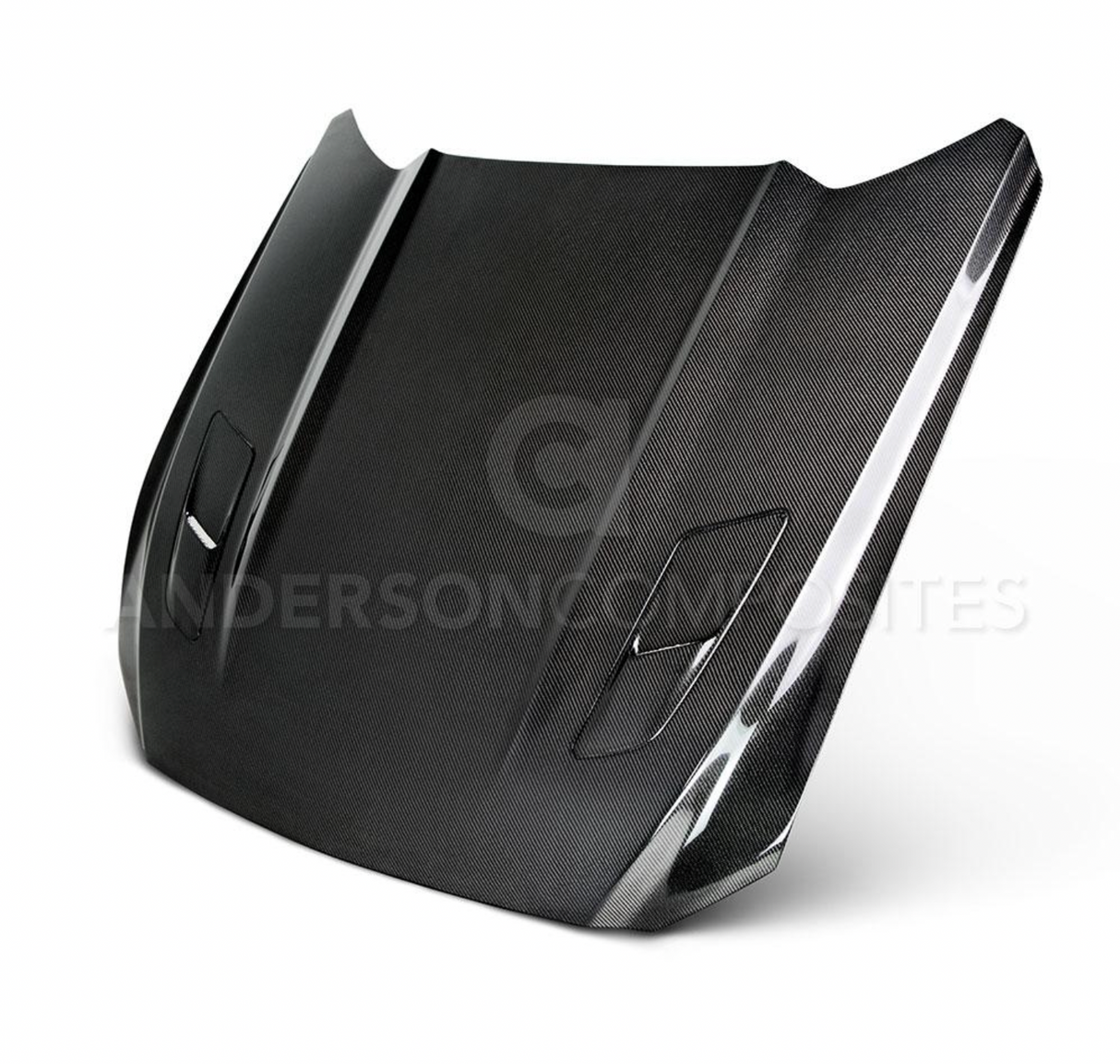 2015 - 2017 FORD MUSTANG GT DOUBLE SIDED CARBON FIBER OE STYLE HOOD