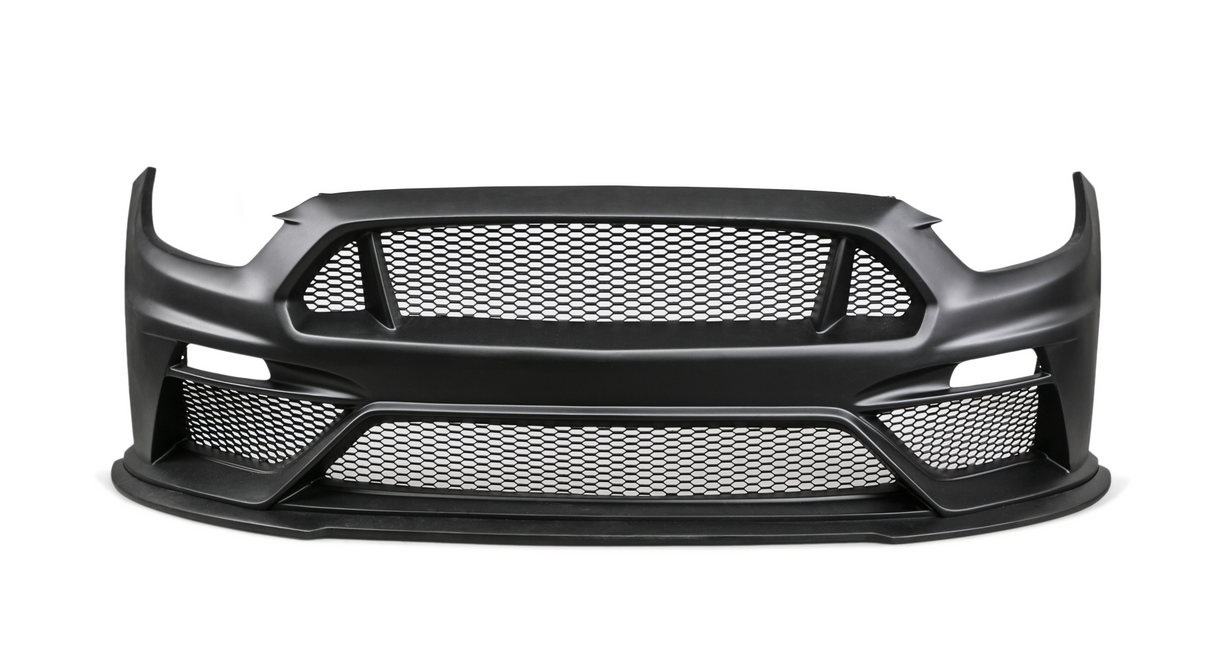 2015 - 2017 MUSTANG FORD GT STYLE MUSTANG FIBERGLASS FRONT BUMPER WITH FRONT LIP