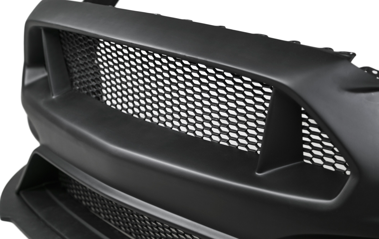 2015 - 2017 MUSTANG FORD GT STYLE MUSTANG FIBERGLASS FRONT BUMPER WITH FRONT LIP