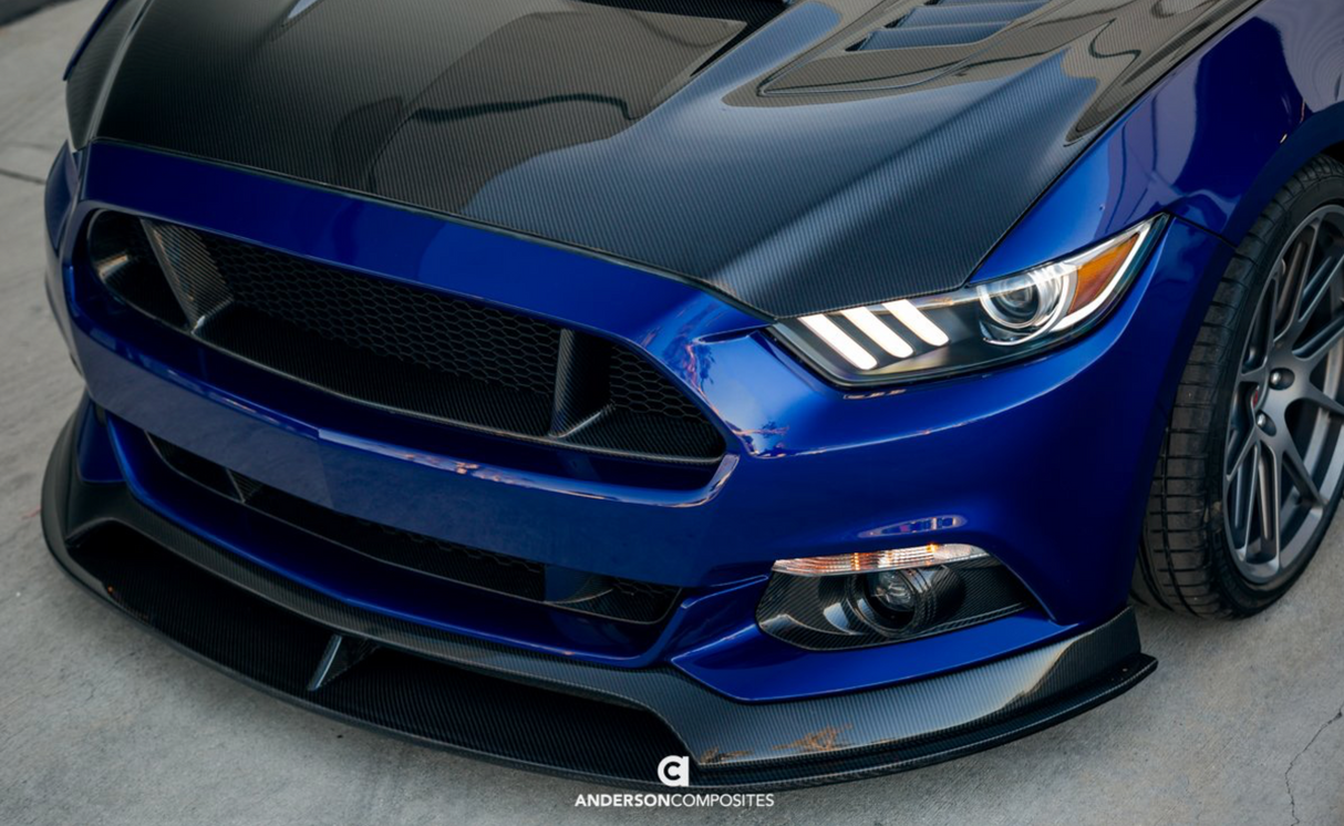 2015 - 2017 MUSTANG CARBON FIBER FOG LIGHT SURROUNDS