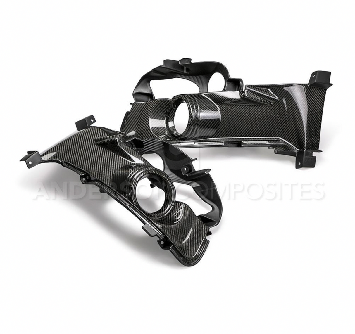 2015 - 2017 MUSTANG CARBON FIBER FOG LIGHT SURROUNDS