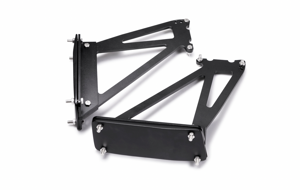 2015 - 2020 MUSTANG FOOT PLATES W/UPRIGHTS FOR CARBON FIBER GT WING