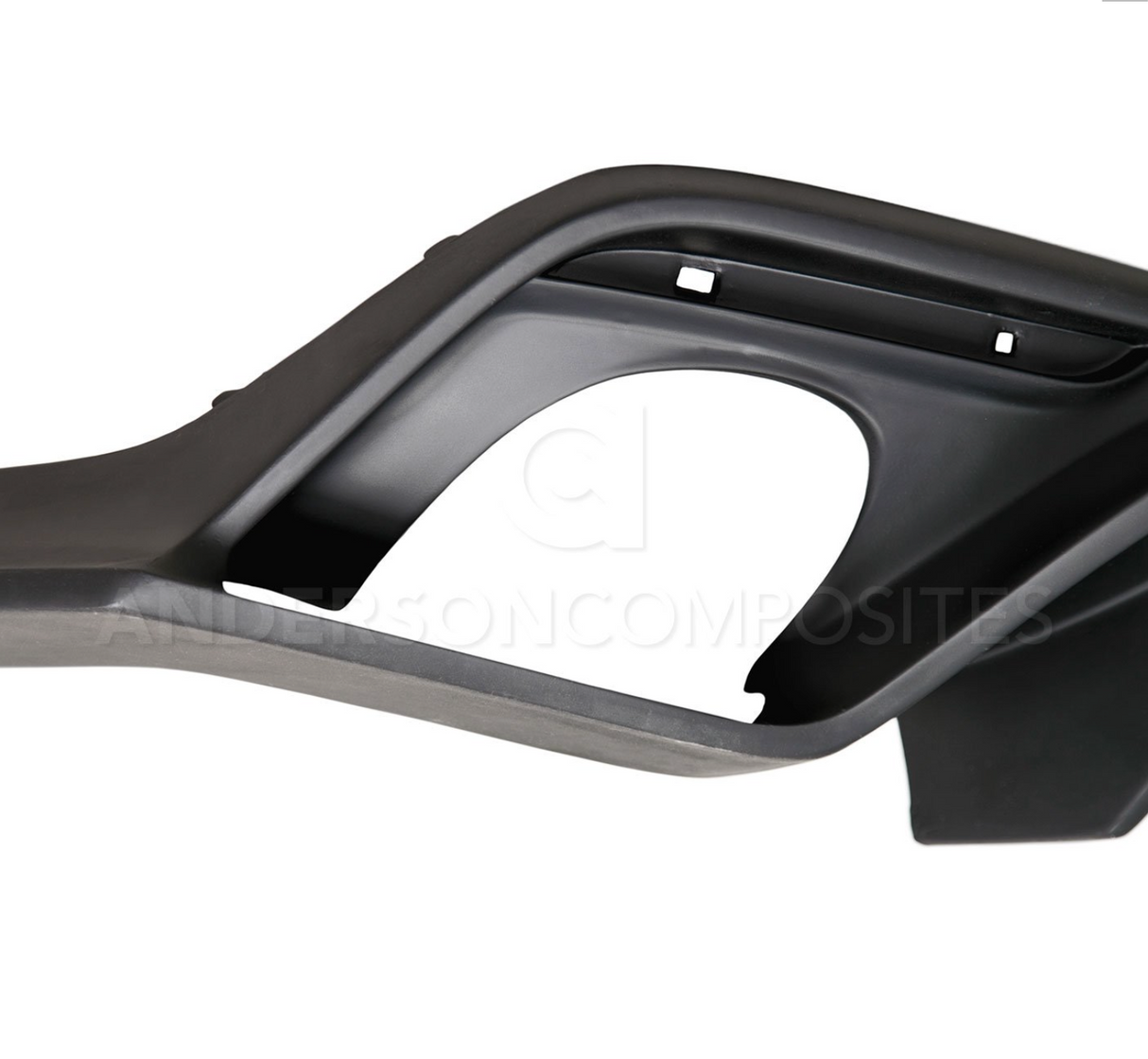 2015 - 2017 MUSTANG FIBERGLASS REAR DIFFUSER FOR QUAD TIP EXHAUST