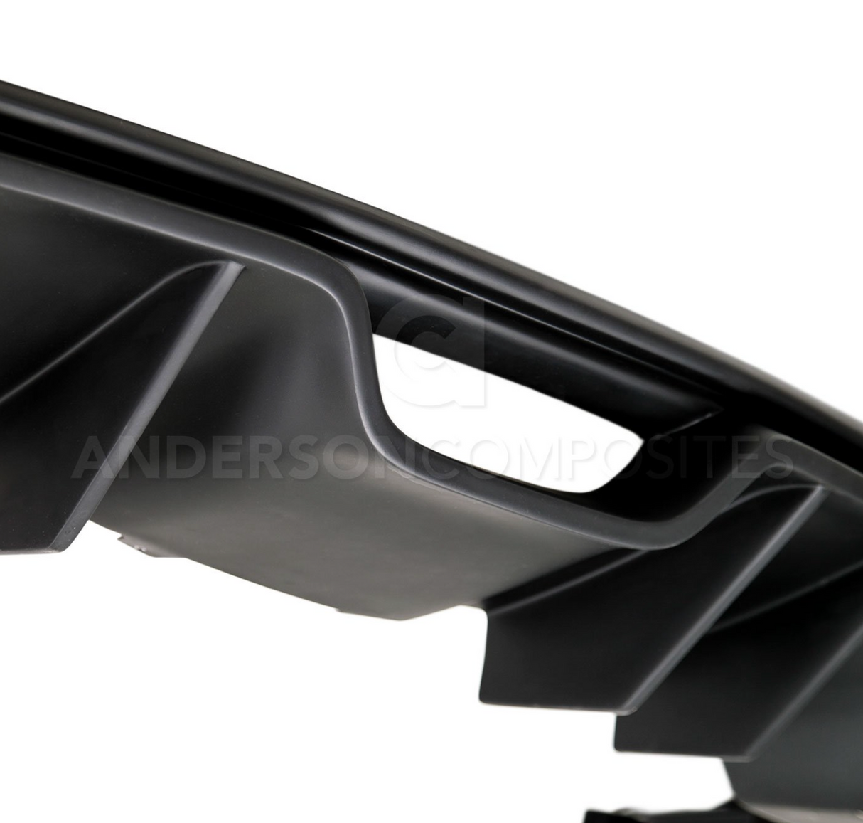 2015 - 2017 MUSTANG FIBERGLASS REAR DIFFUSER FOR QUAD TIP EXHAUST
