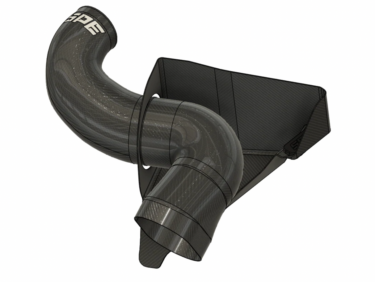 SPE 2020+ GT500 CARBON FIBER TRACK TUBE ONLY- UPGRADE FOR STAGE 1 INTAKE